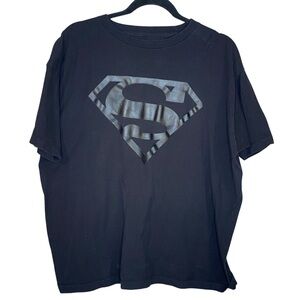 Black Superman Logo T-Shirt